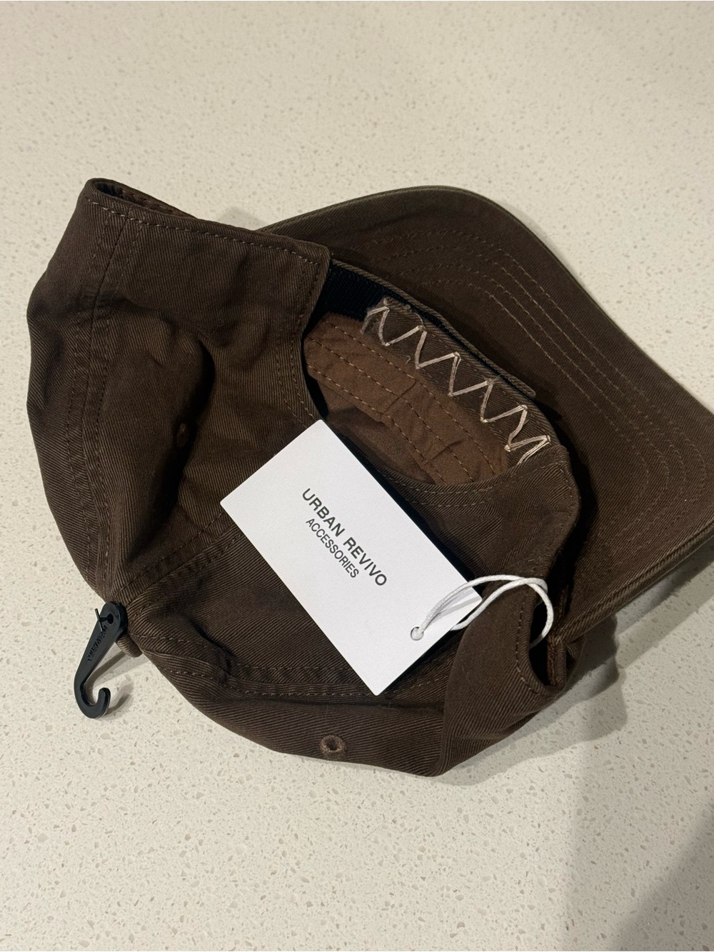 Urban Revivo Brown Patch Dog Woman Baseball Cap - Picture 2 of 2